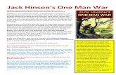 Jack Hinson's One Man War - storage.googleapis.com · Jack Hinson's One Man War WINNER of the General Nathan Bedford Forrest Southern History Award AWARD-WINNING FINALIST, History,