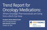 Trend Report for Oncology Medications - alaskapharmacy.org · MOA Inhibition of CDK leads to decreased growth and proliferation ... hepatitis, hypophysitis, nephritis, Management