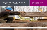 TECHNICAL GUIDE - Rosetta Hardscapes · Coping blocks are provided in five basic sizes. There are three standard coping blocks which are finished on the front, back, and top faces.