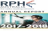 RPH Australia Annual Report 2017-2018 - rph.org.au · RPH availability would assist them and their communities in the future. The report provides The report provides the research