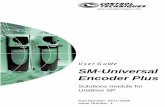 User Guide SM-Universal Encoder Plus - PS Log · The SM-Universal Encoder Plus option module allows for various types of feedback device to be connected to the Unidrive SP, and to