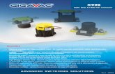 GIGAVAC GX26, EPIC High Power DC Contactor · 600+ Amp 12-800 Vdc Contactor GX26 FEATURES Stand-up mounting with integrated safety cover – No need for specially routed power cables,