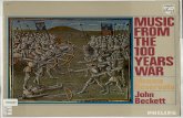 PHILIPS MUSIC FROM THE 100 YEARS WAR John Beckett … · philips music from the 100 years war john beckett philips stacks 1497 m87 1968