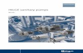 HILGE sanitary pumps - pumpfundamentals.com · The Hilge sanitary pumps have been designed in accord-ance with the strictest hygienic design criteria. The surface finish of the materials