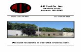 J-K Tool Co., Inc.j-ktool.com/jktoolcatalog.pdf · J-K Tool Co., Inc. specializes in manufacturing fixtures and high-precision ma-chined parts for plastics, aerospace, medical, automotive,