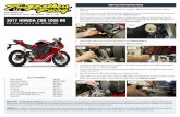 401 S. GRAND AVE., SANTA ANA, CA … · 1 2017 Honda CBR1000RR Slip Tube 005-48204S 1 Sticker Kit 015-10212 IMPORTANT - PLEASE READ CAREFULLY: We recommend that this performance part
