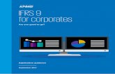 IFRS 9 for corporates - home.kpmg · 13 Hedge effectiveness assessment 50. Other requirements 52. 14 Transition requirements 52 15 Disclosure requirements 57. Further resources 59.