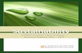 Sustainability - esc.edu file2 sustainability plan – executive summary 2012 - 2015 Plans for the Future The Environmental Sustainability Committee has developed two strategic plans