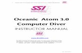 Oceanic Atom 3.0 Computer Diver - Oceanic Worldwide · 6 Oceanic Atom 3.0 Computer Diver Unique Specialty Course - INTRUCTOR MANUAL Rev. 20110120-r1 2 ACADEMIC SESSION 2.1 OBJECTIVE