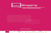 Blogging - svea-project.eu file4 | Blogging . SVEA Training Modules . Introduction . T. his Module is designed to introduce and develop teachers’ competencies in using blogs and