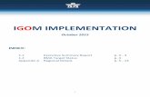 IATA Word template · 2 1.1 Executive Summary Report BMA Target for 2015: 35% of IATA Members to complete the Gap Analysis and/or Start/Complete IGOM Implementation.