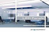 LED Panels - STANDARD · 2 Solutions that are illuminating STANDARD’s new range of edge-lit LED flat panels provide an optimal alternative to traditional fluorescent luminaires.