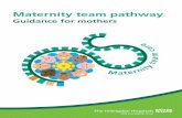 d c a Maternity team pathway e r Guidance for mothers · seen for antenatal care? Your individual schedule of antenatal appointments will be discussed with you. This could involve