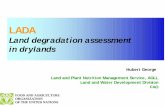 LADA Damascus april2004 - United Nations · • LADA will provide improved methodologies for land degradation assessment at various scales ( wider scope & objective basis for remedial