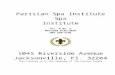 Parisian Spa - massageschooljacksonville.com  · Web viewThis policy is a published document given to students at pre-enrollment. The Satisfactory Academic Progress Policy applies