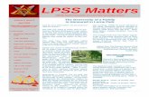 LPSS Matters - 2006 - 2Apr · uty reeve, seven as town-ship reeve and finally, five years as the first mayor of the short-lived Town of Mississauga. The cam- ... LPSS alumnus/alumna