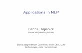 Applications in NLP - University of Washingtonssli.ee.washington.edu/classes/ee517/notes/nlp-applications.pdf · What is NLP? ! Fundamental goal: deep understand of broad language