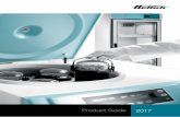 Product Guide Hettich 2018 - hettichlab.com · The EBA 270 is a small centrifuge with a swing-out rotor that has been developed specifically for use in clinical settings. It