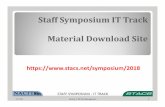 Staff Symposium IT Track Material Download Site - stacs.net fileSTAFF SYMPOSIUM ‐IT TRACK IT Track Session 1: PII Data Management Plans, Practices and Strategies Businesses have