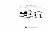 User Manual EnergyMax Sensors - Coherent, Inc. · EnergyMax Sensors User Manual ii ... Quantum EnergyMax Sensors ... Energy Range 1 mJ -2J 250 µJ - 500 mJ 500 µJ - 1J 25 µJ ...