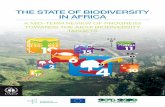 THE STATE OF BIODIVERSITY IN AFRICA · and Kamar Yousuf (UNEP-DELC). We thank the reviewers for ... the status and trends of biodiversity in Africa against the twenty Aichi Biodiversity