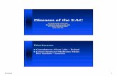Diseases of the EAC - Alexorlalexorl.edu.eg/alexorlfiles/alexorl2013-presentations/018001.pdf · Roland 2 Excess cerumen Adults 3Adults 3-10%10 % 5 di N50005 studies N=5000 Children