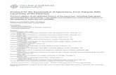 Protocol for the Examination of Specimens From Patients With … · 2018-10-25 · Protocol for the Examination of Specimens From Patients With Carcinoma of the Pancreas Protocol