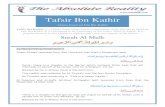 Tafsir Ibn Kathir - Quran Ibn Kathir/PDF/067 Mulk.pdf · Tafsir Ibn Kathir Alama Imad ud Din Ibn Kathir Tafsir ibn Kathir, is a classic Sunni Islam Tafsir (commentary of the Qur'an)