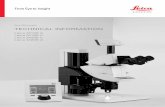 Stereo Microscopes TECHNICAL INFORMATION M125 C... · Leica M125 C Leica M165 C Leica M205 C Leica M205 A Stereo Microscopes TECHNICAL INFORMATION