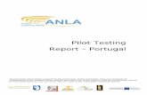 Pilot Testing Report - Portugal/media/Majoriaq/Files/Ansat/ANLA/PilotTesting...Pilot Testing Report - Portugal The European Commission support for the production of this publication