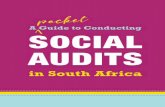A Pocket Guide to Conducting Social Audits in South Africa · Aruna Roy and Nikhil Dey Founder members of Mazdoor Kisan Shakti Sangathan A Guide to Conducting SOCIAL AUDITS in South
