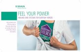 F EEL YOUR POWER - bbraun.de · F EEL YOUR POWER WOUND CARE SYSTEMS FOR EVERYDAY HEROES Visit our booth on the ... (Bellingeri et al., 2016) Signifikant bessere Wirksamkeit von Prontosan®