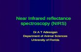 Near Infrared reflectance spectroscopy (NIRS)animal.ufl.edu/ans6452/documents/powerpoints/jnirs.pdf · 2010-01-06 · Near Infrared reflectance spectroscopy (NIRS) Dr A T Adesogan