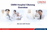 OMNI Hospital Cikarang Overview · – Dr. Zaini, Sp.BS • Three other specialist in neurology Service Overview Facilities and Equipment Diagnose and treat neurological disorders,
