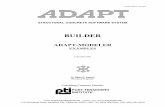 BUILDER - ADAPT Software Help - 16 ADAPT MODELER EXAMPLES EX - 17 ADAPT MODELER EXAMPLES EX - 18 ADAPT