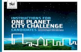 INSTRUCTIONS FOR ONE PLANET CITY CHALLENGE for OPCC candidates_2017_FINAL... · 1 OPCC was formerly called the Earth Hour City Challenge (EHCC). Initially launched by WWF Sweden in
