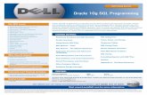 Oracle 10g SQL Programming - dell.com · SQL Subqueries Times, Dates, and Strings Temporary Tables SQL Tuning Tools oracle Analytic Functions Data Warehouse Features SQL Tuning Formatting