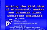 of Biocontrol : Banker and Guardian Plant Working the Wild ...entlab/Greenhouse IPM/Workshops/2014/Presentations... · of Biocontrol : Banker and Guardian Plant Decisions Explained