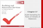 Audit Sampling for Tests of Details of Balances sampling for tests of details of balances Audit sampling for tests of controls and substantive tests of transactions 1. State the objectives