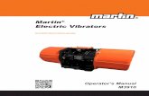 Martin Electric Vibratorsstatic.martin-eng.com/ · Martin Engineering M3910-06/16 1 Martin® Electric Vibrators Introduction General Martin® Electric Vibrators (MM models) are designed