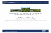 SURVEY OF VEGETATION AND CHANGES - Publications · SURVEY OF VEGETATION AND CHANGES (2008 -2013) OF THE EAST TRINITY RECLAMATION SITE ... Melaleuca leucadendra woodlands to the left