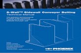 S-Wallâ„¢ Sidewall Conveyor Belting .S-Wallâ„¢ Sidewall Conveyor Belting Technical Manual The definitive