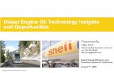 Diesel Engine Oil Technology Insights and Opportunities · Diesel Engine Oil Technology Insights and Opportunities Author: Dan Arcy Subject: Perrformance of API CJ-4 diesel engine