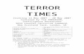 TERROR TIMES TIMES... · Web viewCovering 14 May 2007 – 20 May 2007. Collated by Tim ANDERSON, Intelligence Researcher. SO15 Counter-Terrorism Command, New Scotland Yard, London,