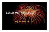 LIPID METABOLISM.ppt [Read-Only]ocw.usu.ac.id/.../mbs127_slide_lipid_metabolism_1.pdfLIPID METABOLISM Bag.Biokimia FK USU Function of lipida • Produce energy(FA and keton body) •