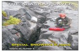 THE ALASKAN CAVER with the tiny gypsum curls extruding from the floor "The first gypsum formations found in an Alaskan cave!" 12-hours into exploring and surveying 600-feet down a
