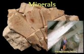 Minerals - appstate.edumarshallst/GLY1101/lectures/5-Minerals.pdf · Mineral Identification • Since we can’t all have x-ray diffraction machines and electron microscopes, we identify
