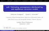 ardl: Estimating autoregressive distributed lag and … ARDL model EC representation Bounds testing Postestimation Further topics Summary ardl: Estimating autoregressive distributed