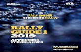 CLOSER TO RALLY. UID 2 PEND CLOSER TO RALLY. 2 ITINERARY RALLY SWEDEN 2019 - COMPARISON Version 1.0 2018-01-02 SS New 2018 Tot SS 1 1,90 1,90 SS 2 21,26 21,26 SS 3 24,88 24,88 SS 4