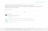 Cognitive Assessment System (CAS): Psychometric studies ... · Cognitive Assessment System (CAS): Psychometric studies with Portuguese children from 7 to 15 years (first unit), simultaneous